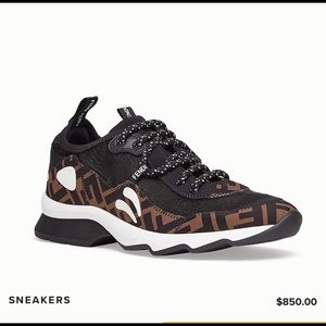 FENDI Roma low top sneakers -NEW w/BOX Size 37.5